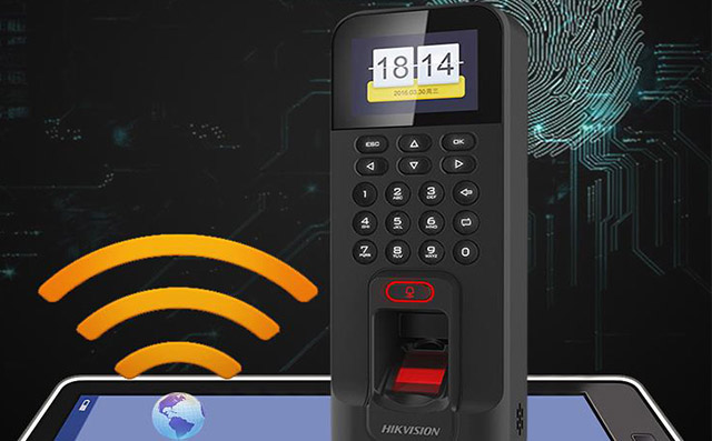 海康指紋門禁一體機DS-K1T804M