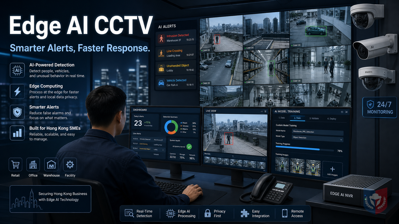 邊緣運算 CCTV 新趨勢：AI 警報與自訂訓練如何提升監控效率