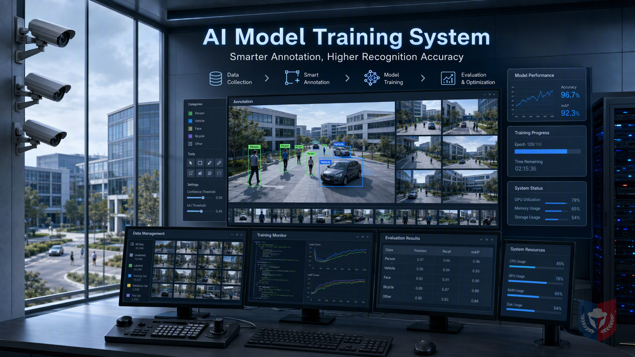 AI Model Training System：智能標註與訓練，提升識別準確率，守護企業安全