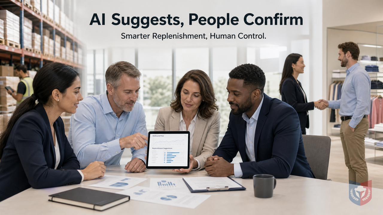 AI 庫存決策實戰：iShop.X90 用出倉流水智慧建議補貨，人來把關最安心
